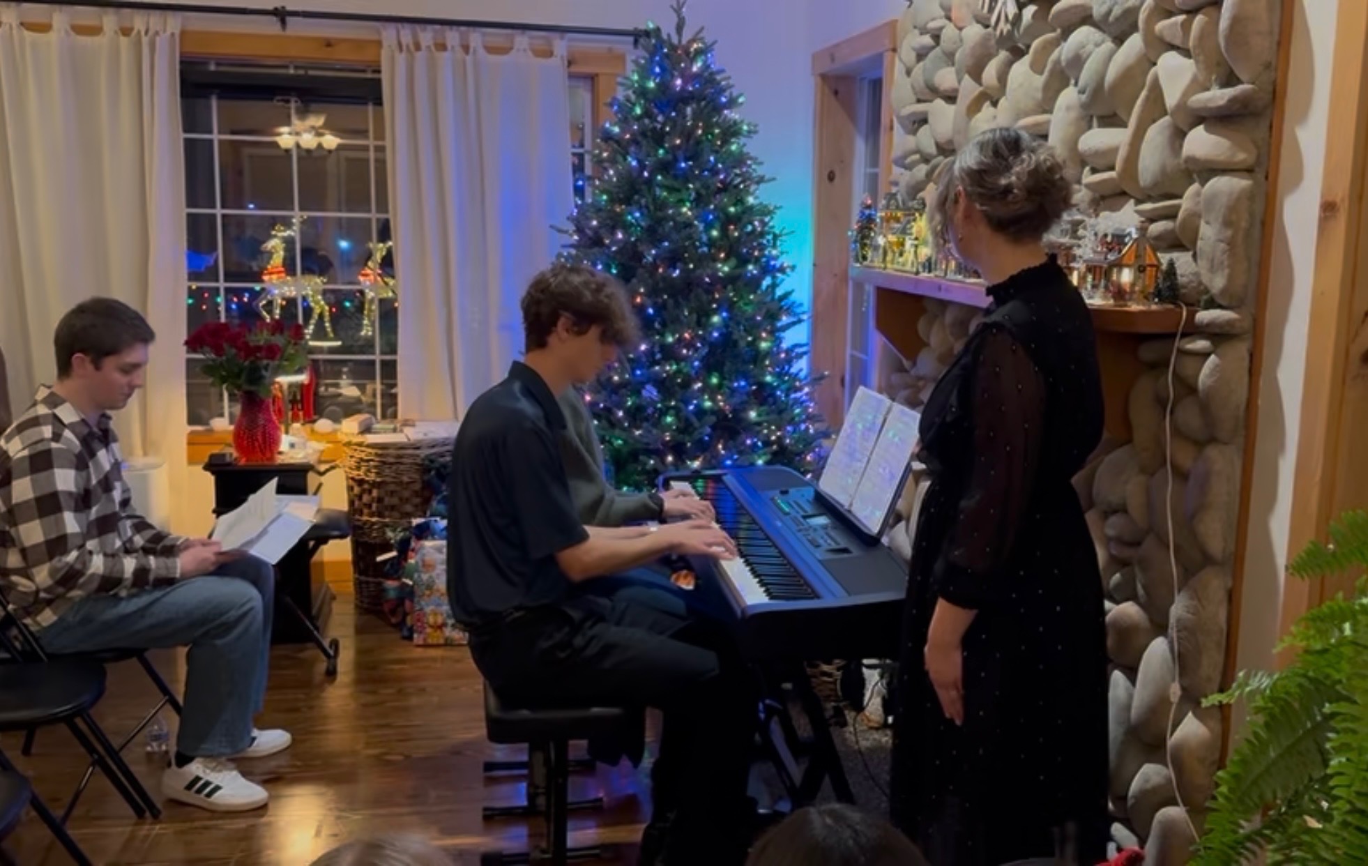 Student at the piano